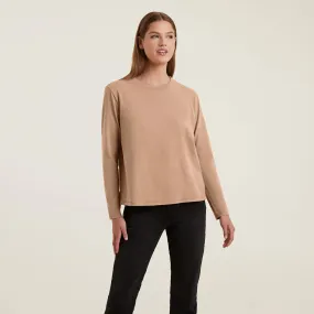 Long Sleeve Everyday T-Shirt | Cinnamon