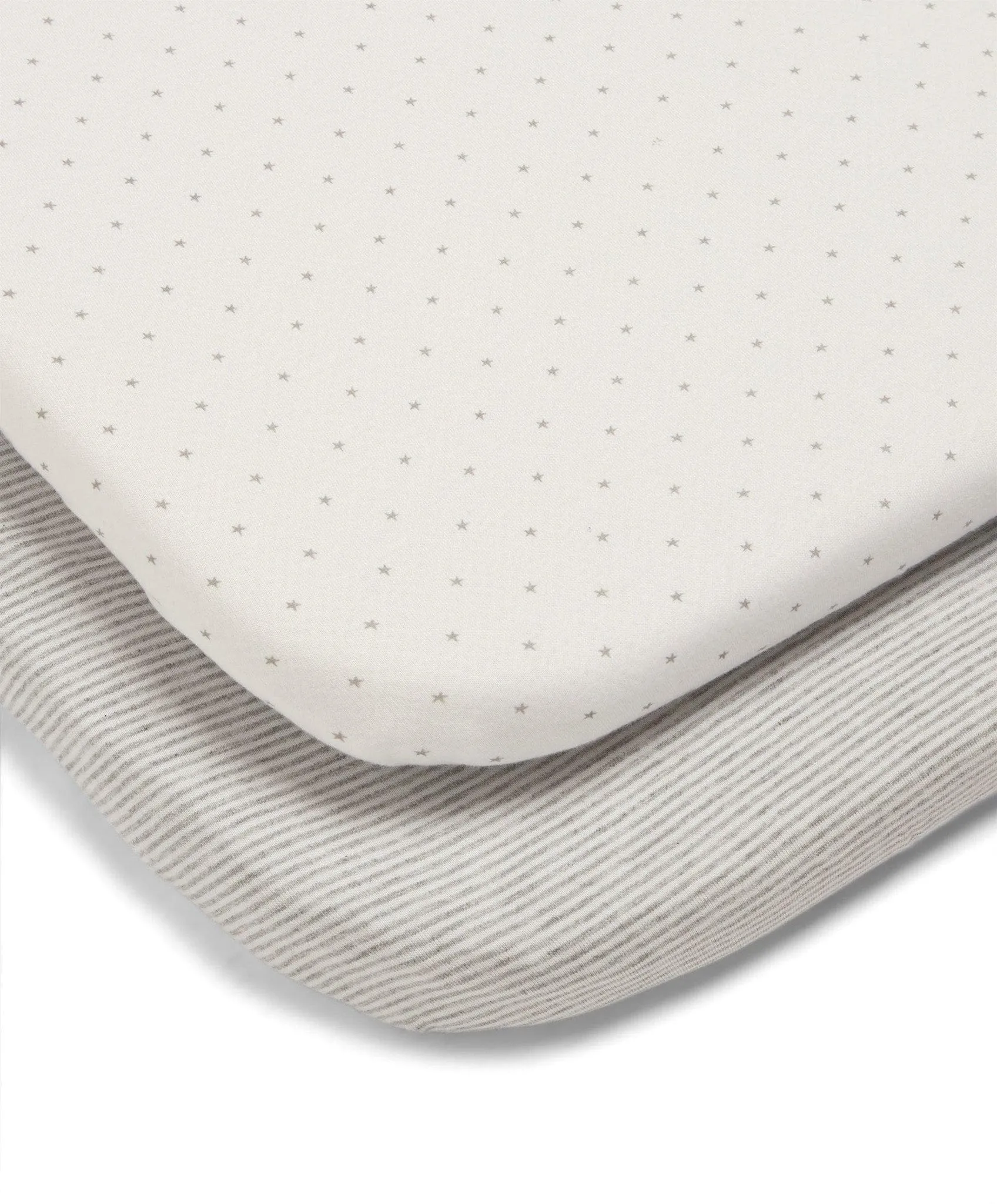 Mamas & Papas Universal Crib Sheets (2 Pack) - Grey Star