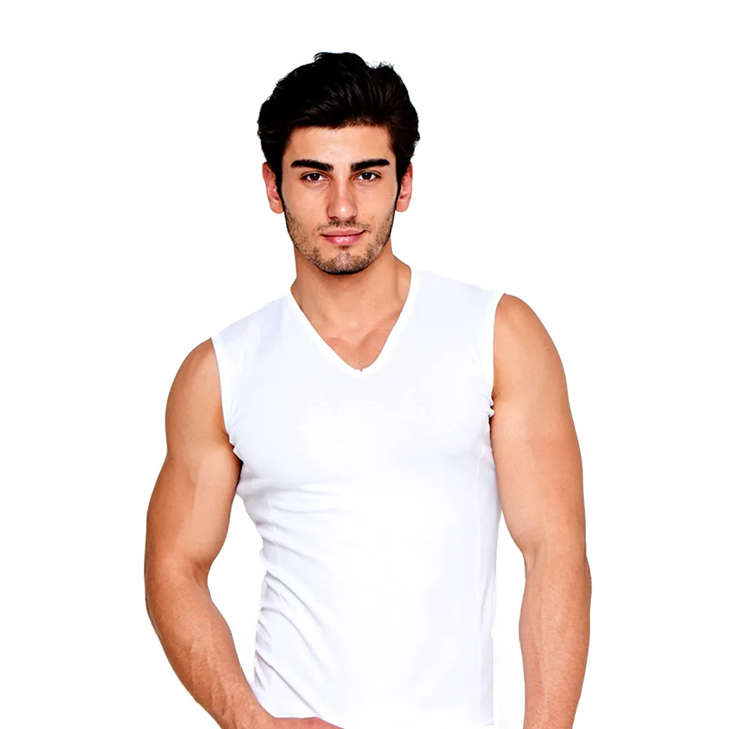 Men's stretchy v-neck c.38