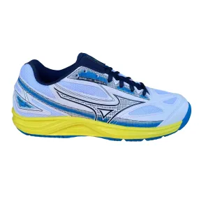 Mizuno men's tennis shoe Break Shot 4 AC 61GA234015 white-yellow-light blue