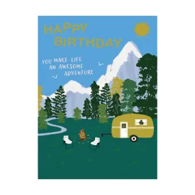 Mountains Birthday Card