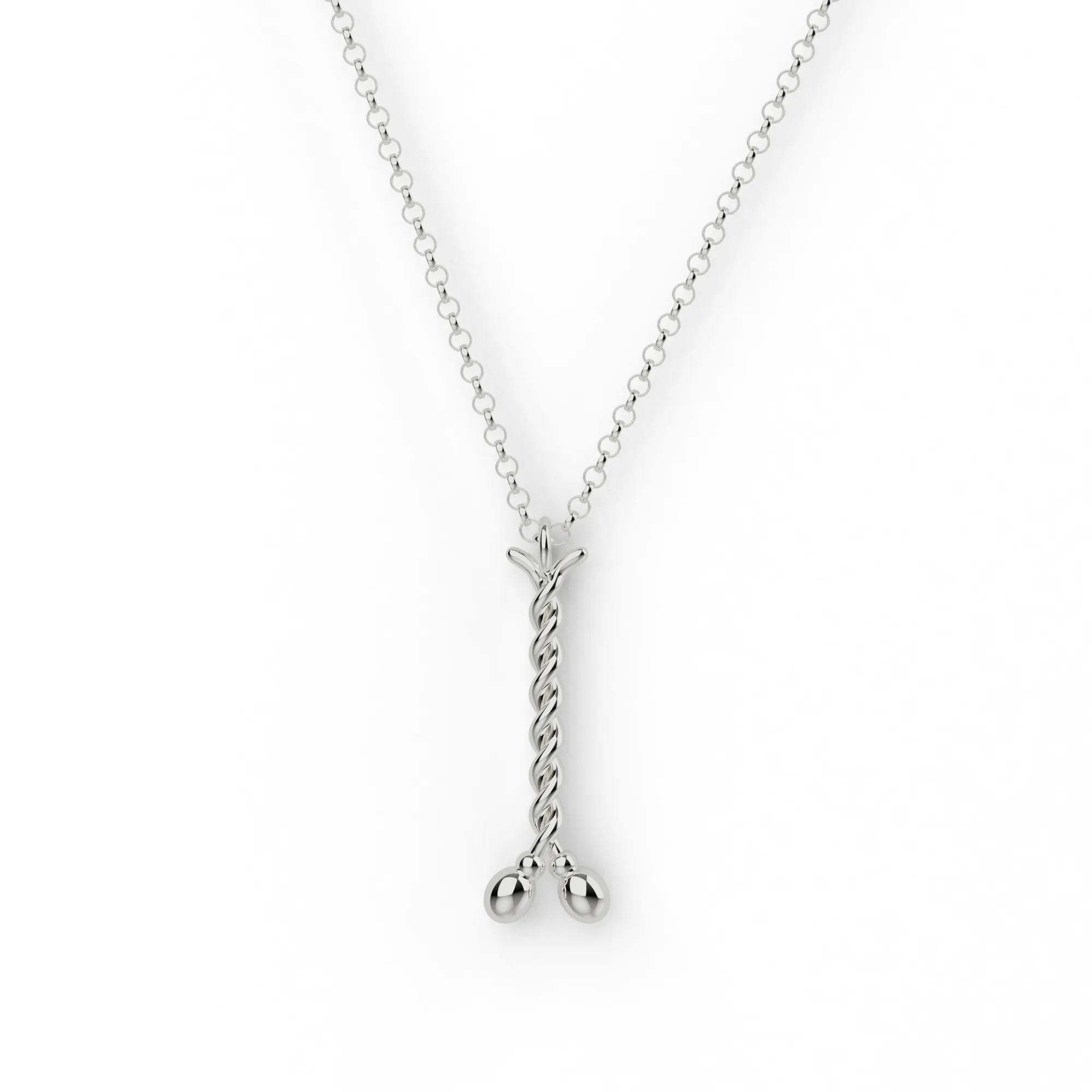 myosin necklace | silver