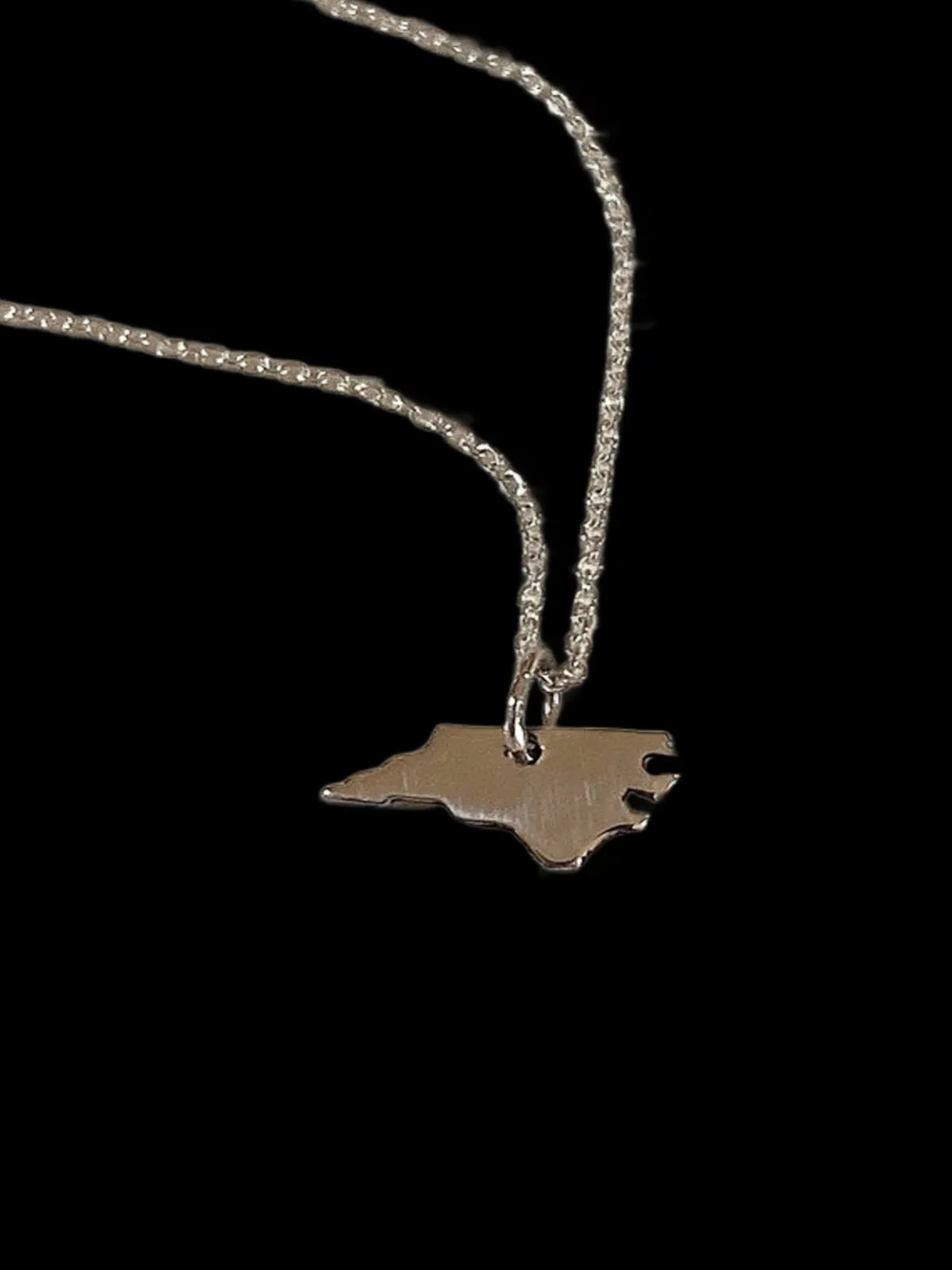 North Carolina State Outline Necklace