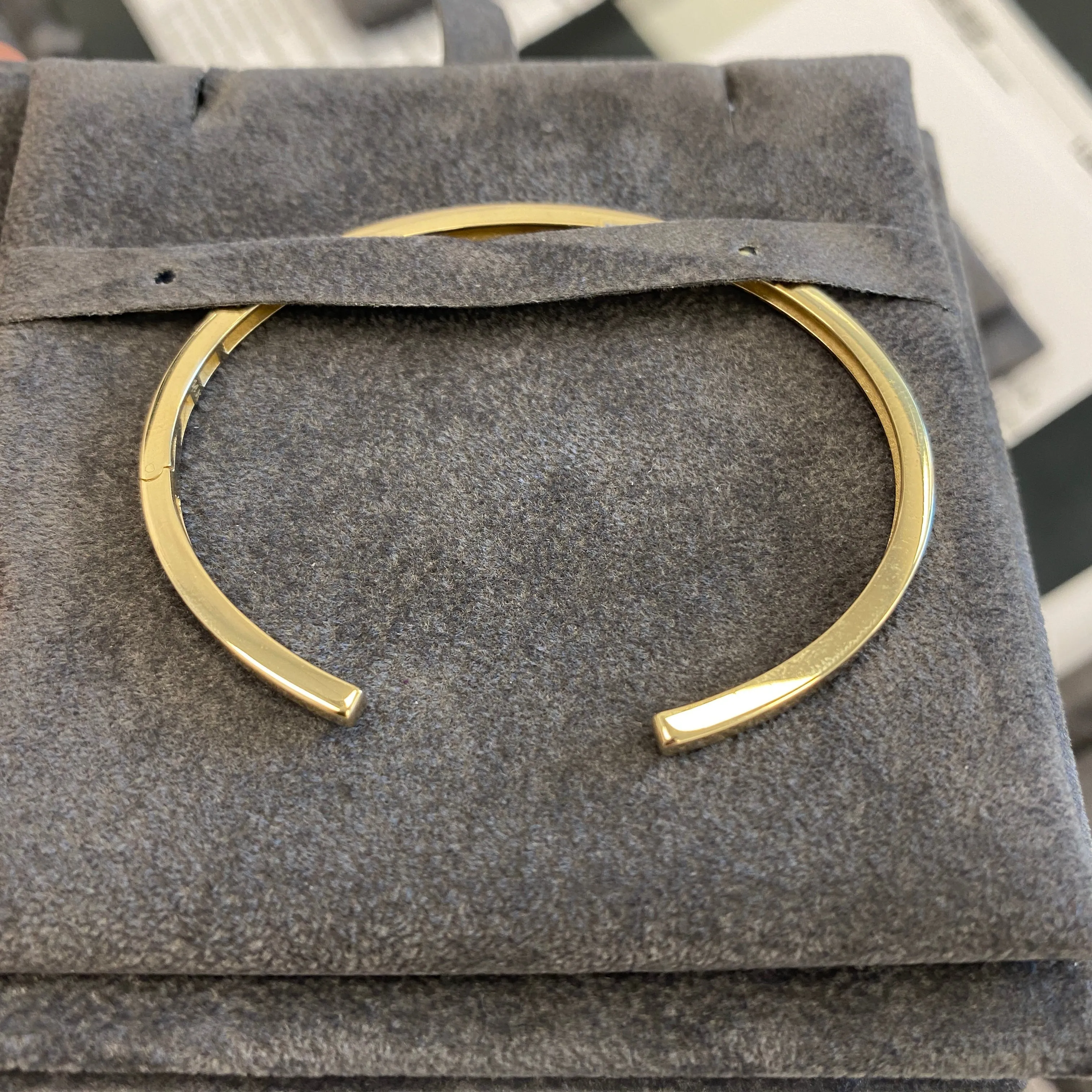 Oval Gold Cuff