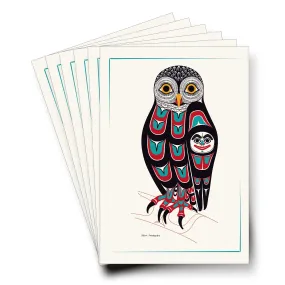 Owl - Formline Art Cards