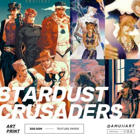 Part 3. Stardust Crusaders / JJBA Art print