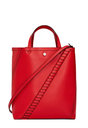 PS Hex Tote Grained, Cardinal Red