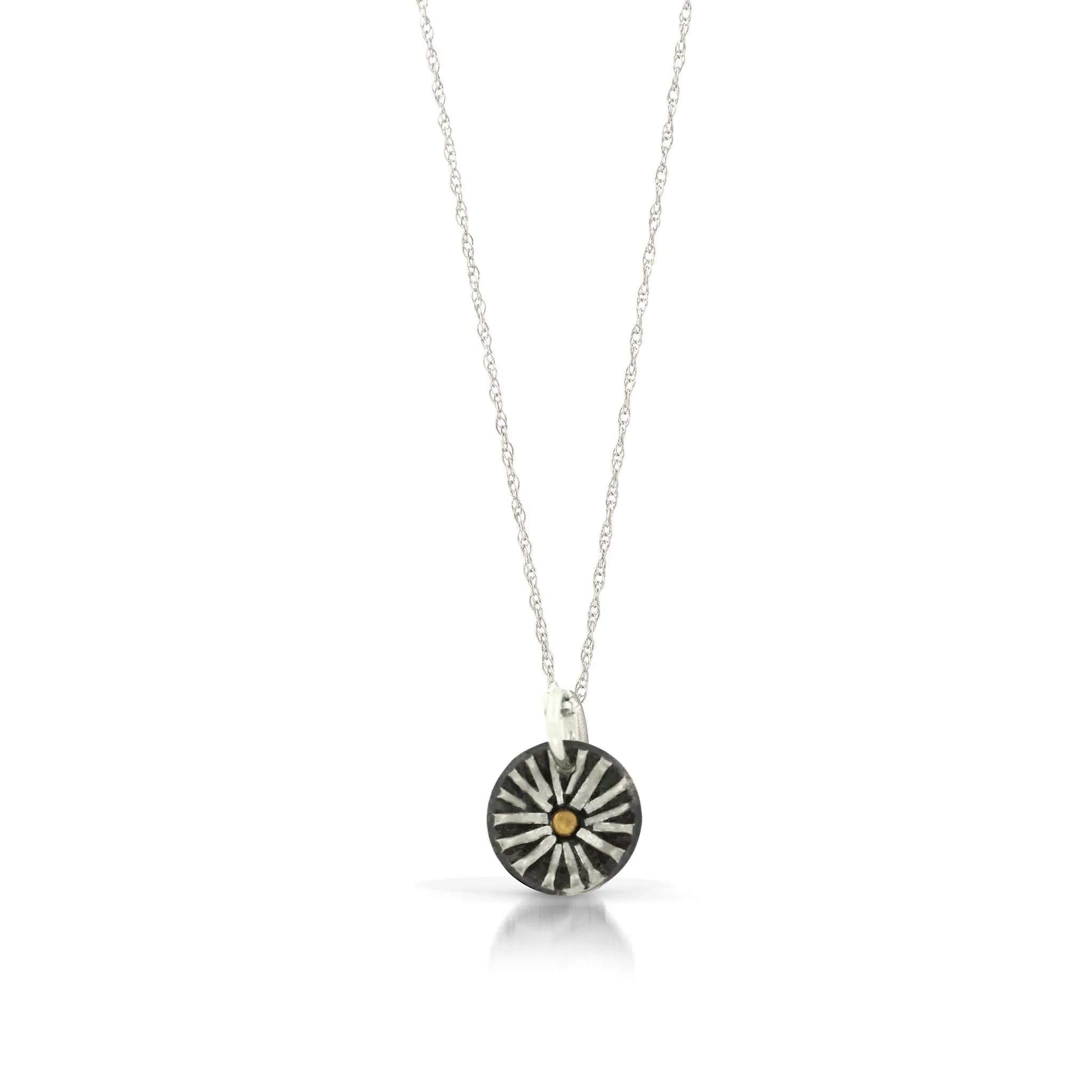 Radiance Sunburst Charm Necklace