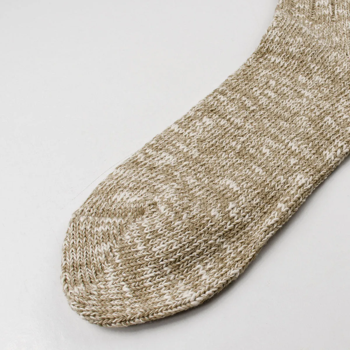 RoToTo - Low Gauge Slub Socks - Beige