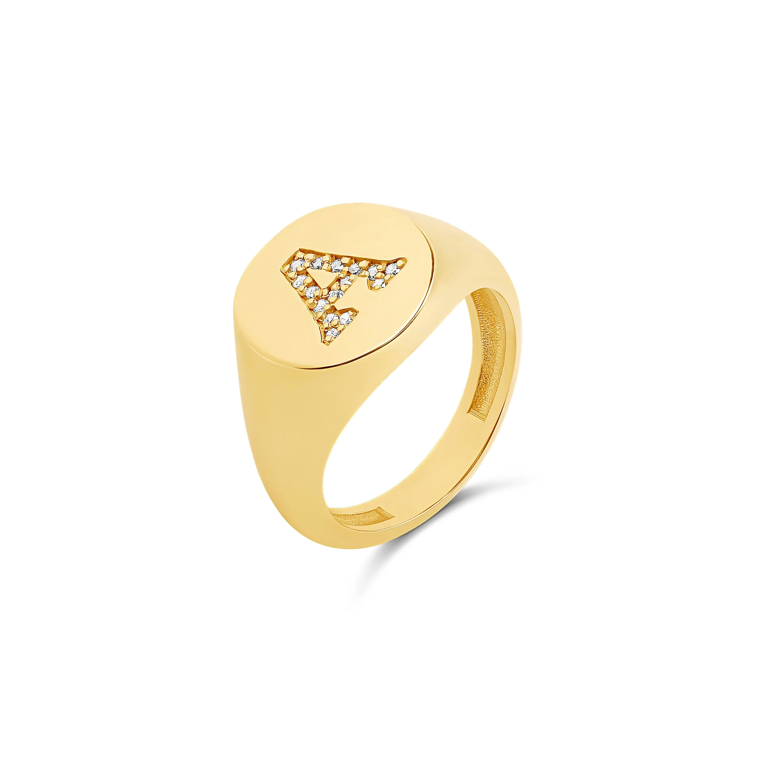 Signet Statement Initial Diamond Ring