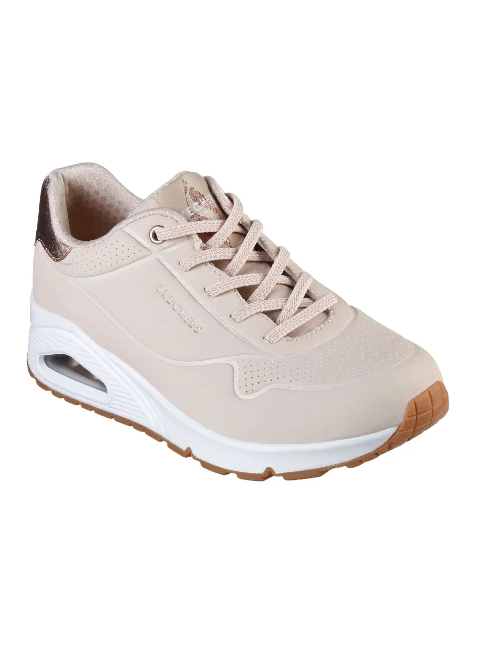 Skechers women's sneakers shoe Uno Shimmer Away 155196/NAT natural