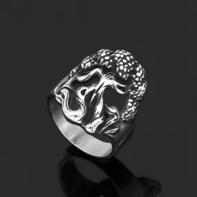 Stainless Steel Yggdrasil / Tree of Life Ring