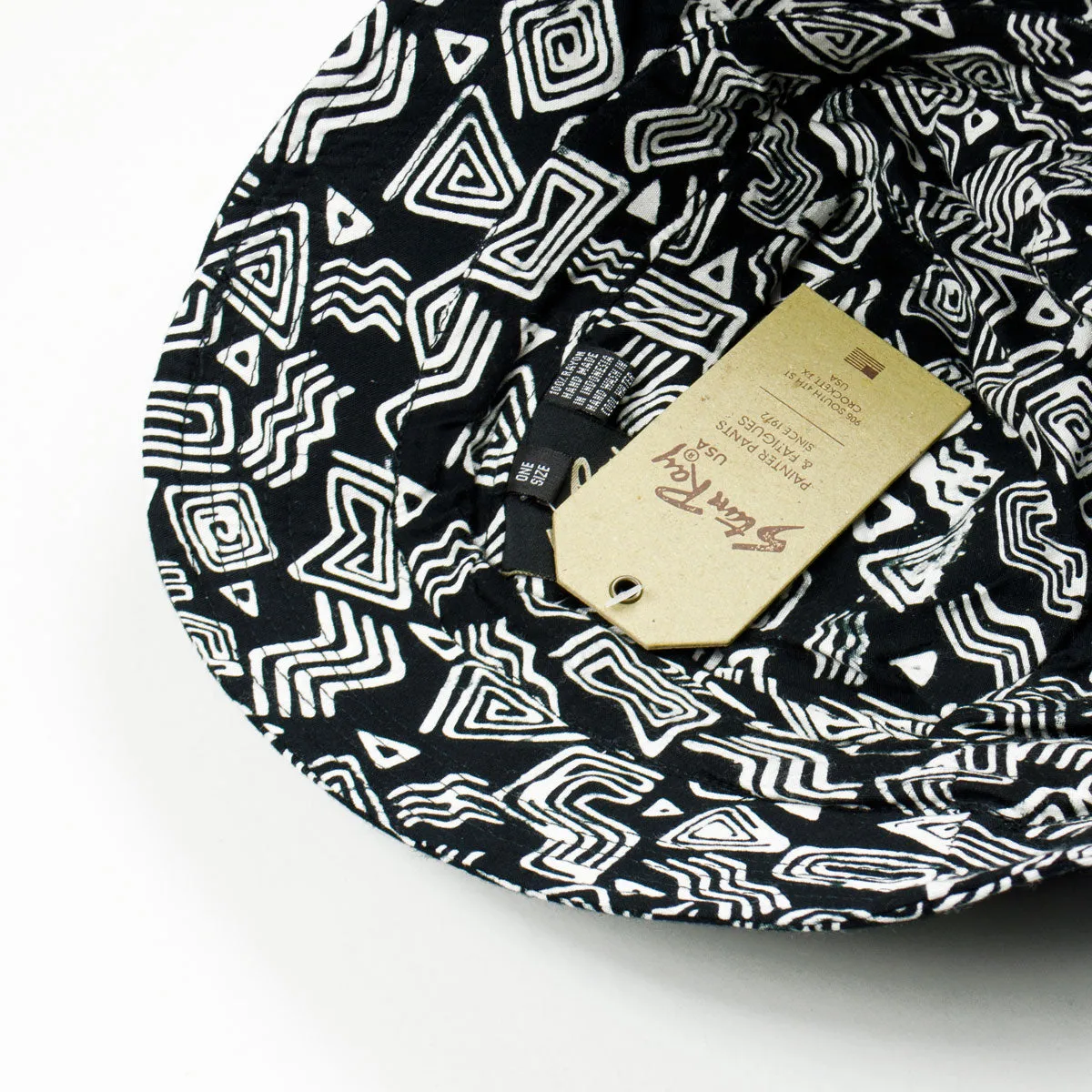 Stan Ray - Fillmore Bucket Hat - Tom Tom Batik Black