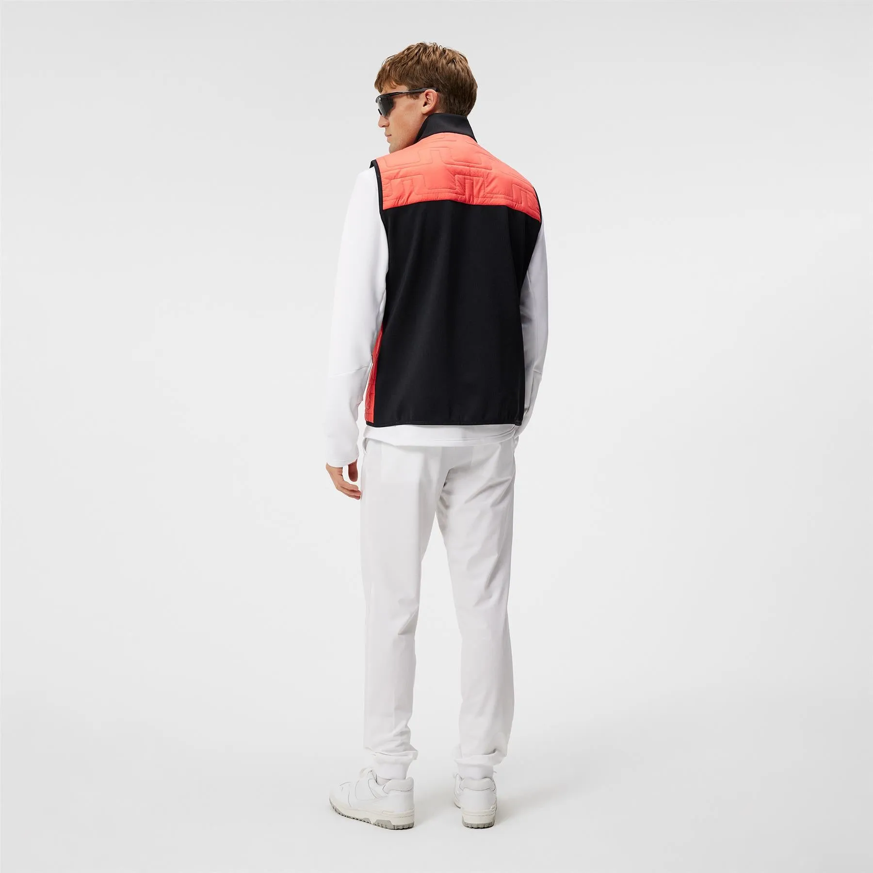 Stefano LX Mid Padded Hybrid Gilet Hot Coral - W23