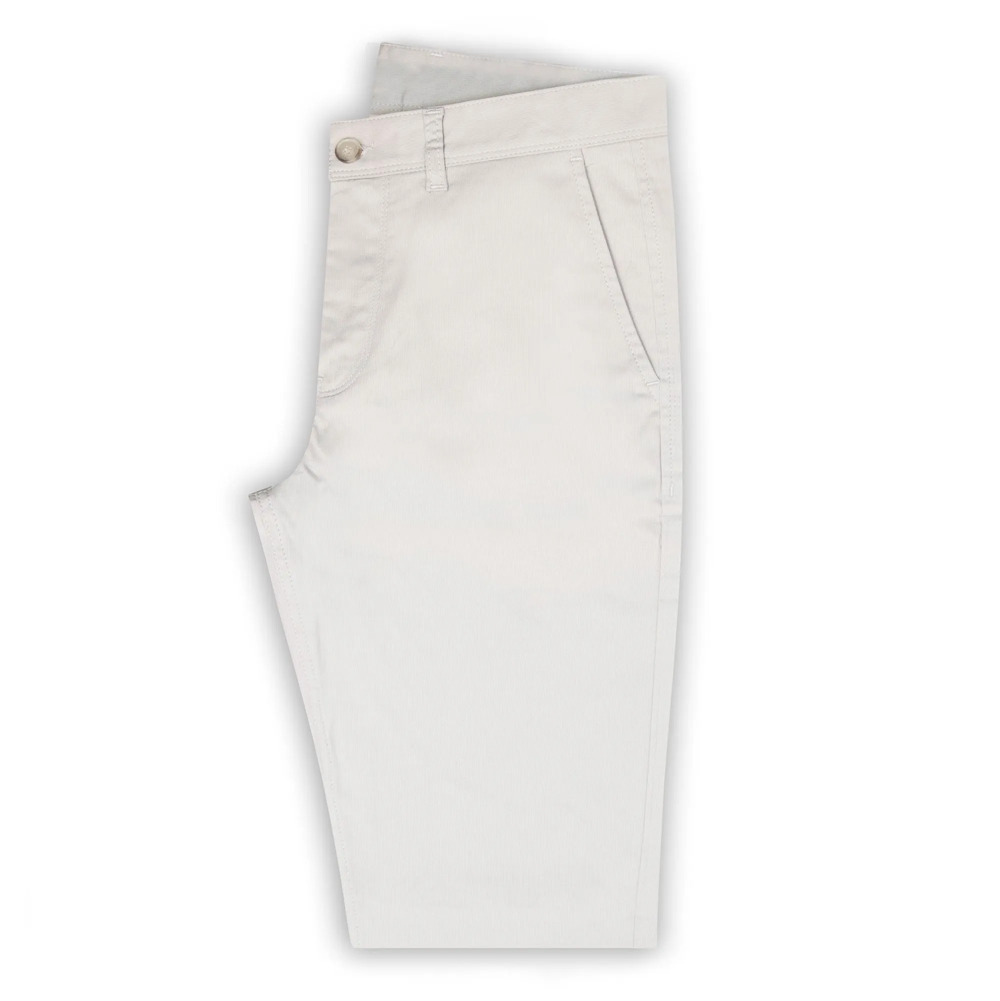 Stone Bedford Cord Chino Trouser