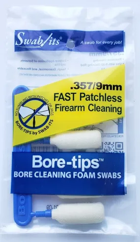 Swab-Its .357cal/9mm Barrel Cleaning Bore-tips Swabs 41-0901