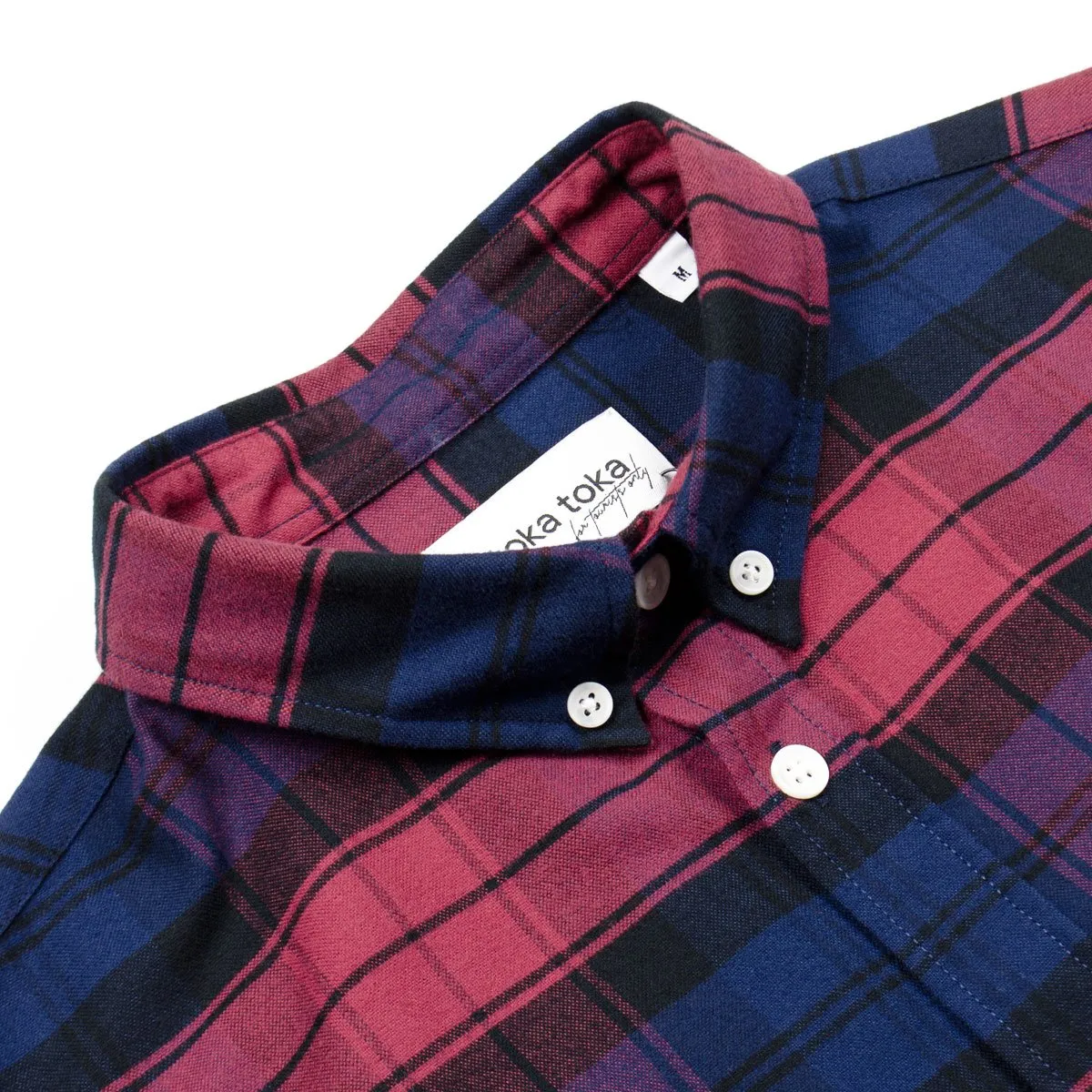 Toka Toka - Peter Check Shirt - Bucheron (Red / Navy)