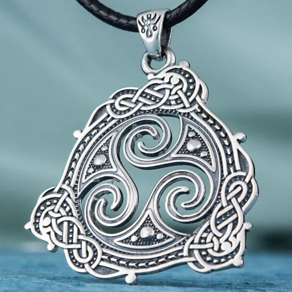 Triskele Pendant - Sterling Silver or Gold