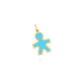 Turquoise Boy Charm