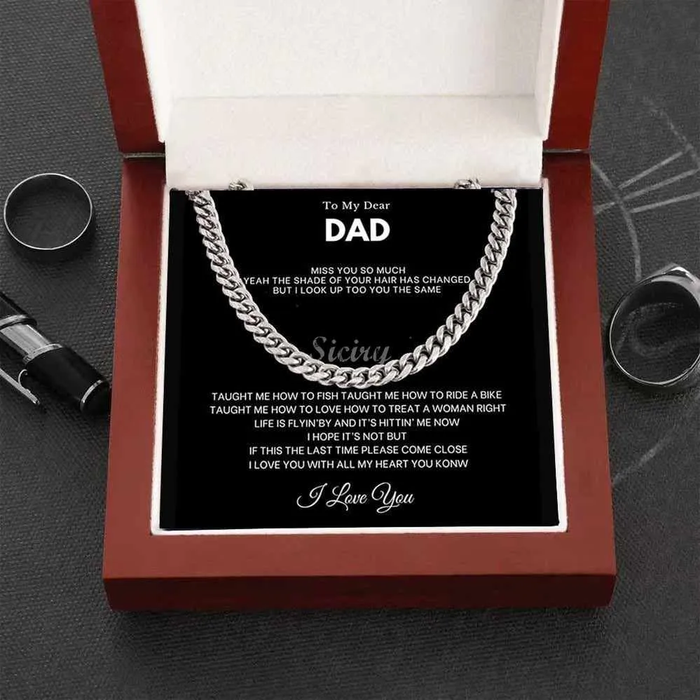 Valentine's Day Discount 50%OFF-To Dad/Man/BF/Son Proudest Moment - Cuban Link Chain