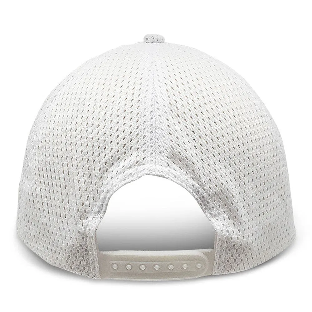 White Partial Soft Mesh - Unstructured Baseball Cap