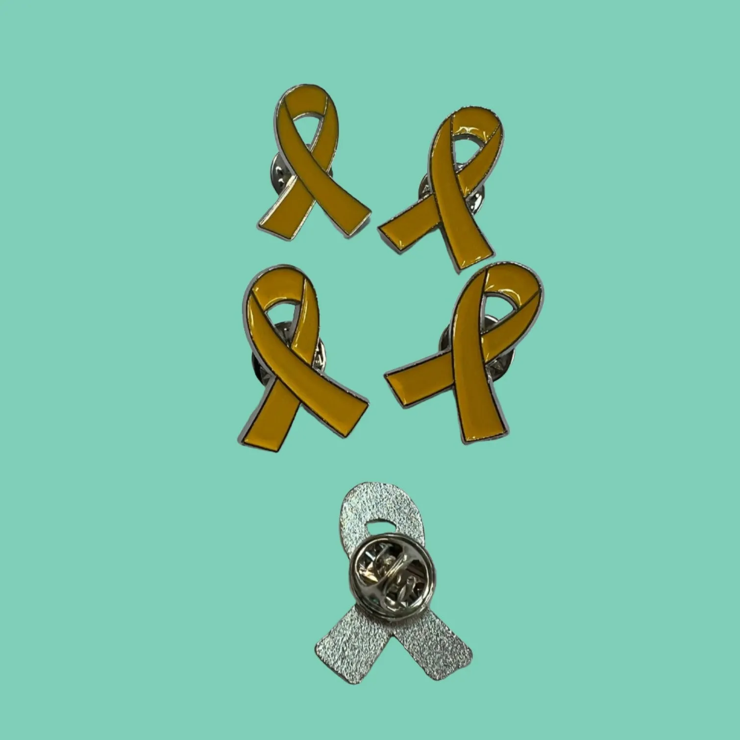 Yellow ribbon brooch to remind the kidnapped citizens from Israel in Gaza. Bring them Back.