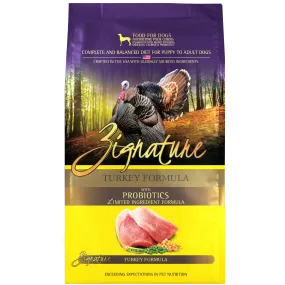 Zignature Turkey Formula Dry Dog Food, 4lb