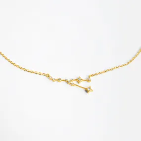 Zodiac Constellation Pendant (Taurus) - Gold